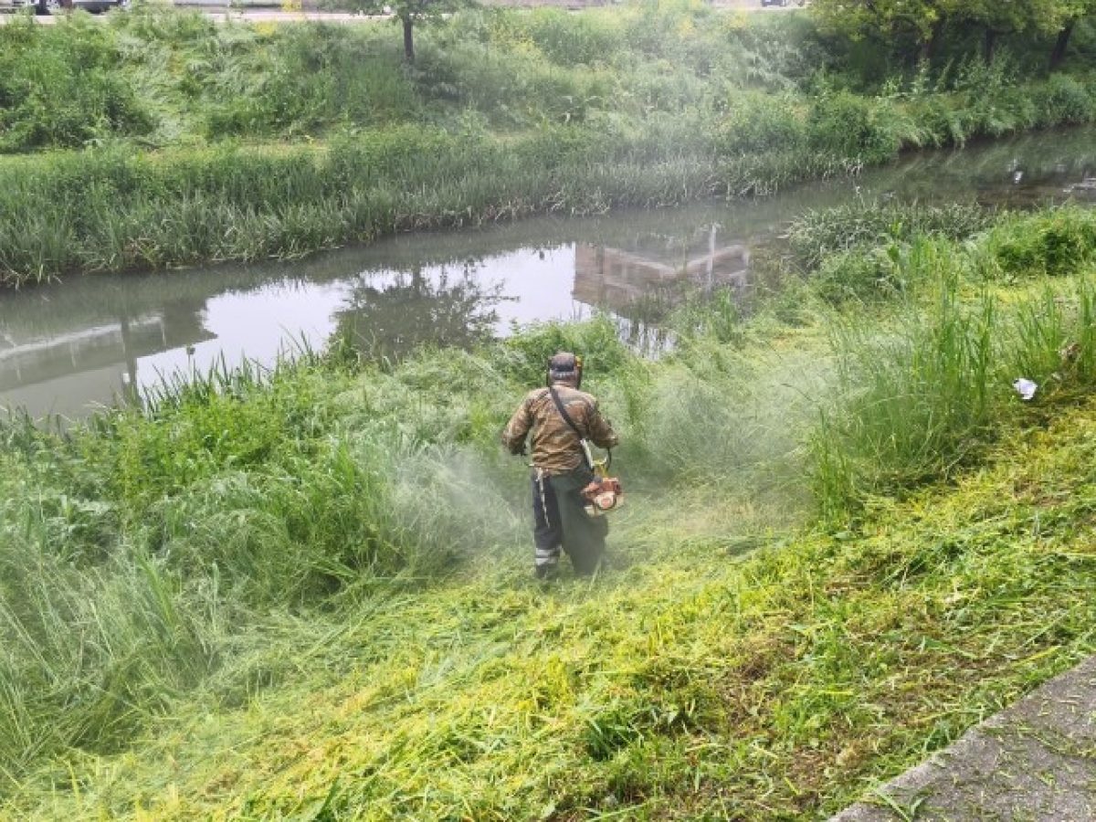 Καθαρίζονται οι όχθες του Ληθαίου ποταμού