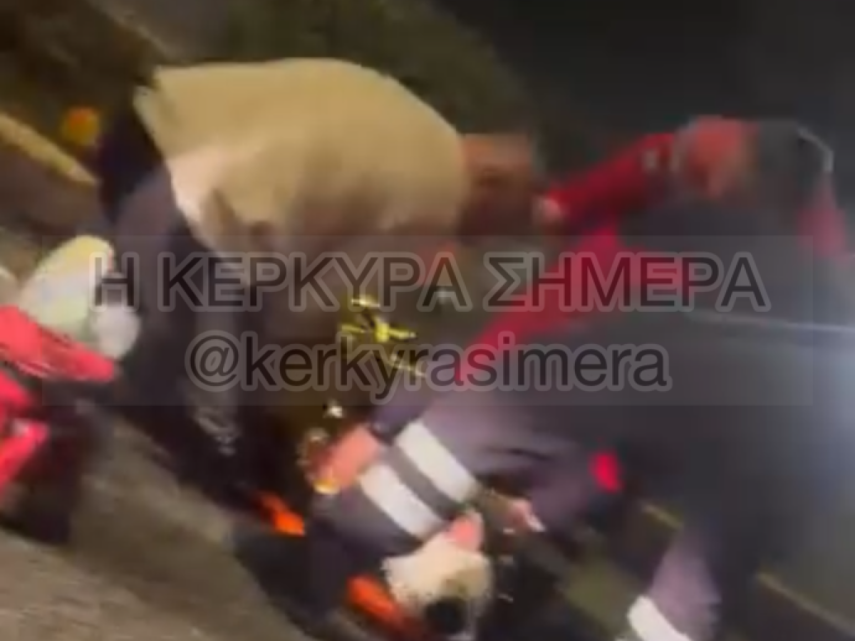 Κέρκυρα: Τροχαίο με μηχανή – Τραυματισμένος οδηγός μεταφέρθηκε στο νοσοκομείο (vid-pics)