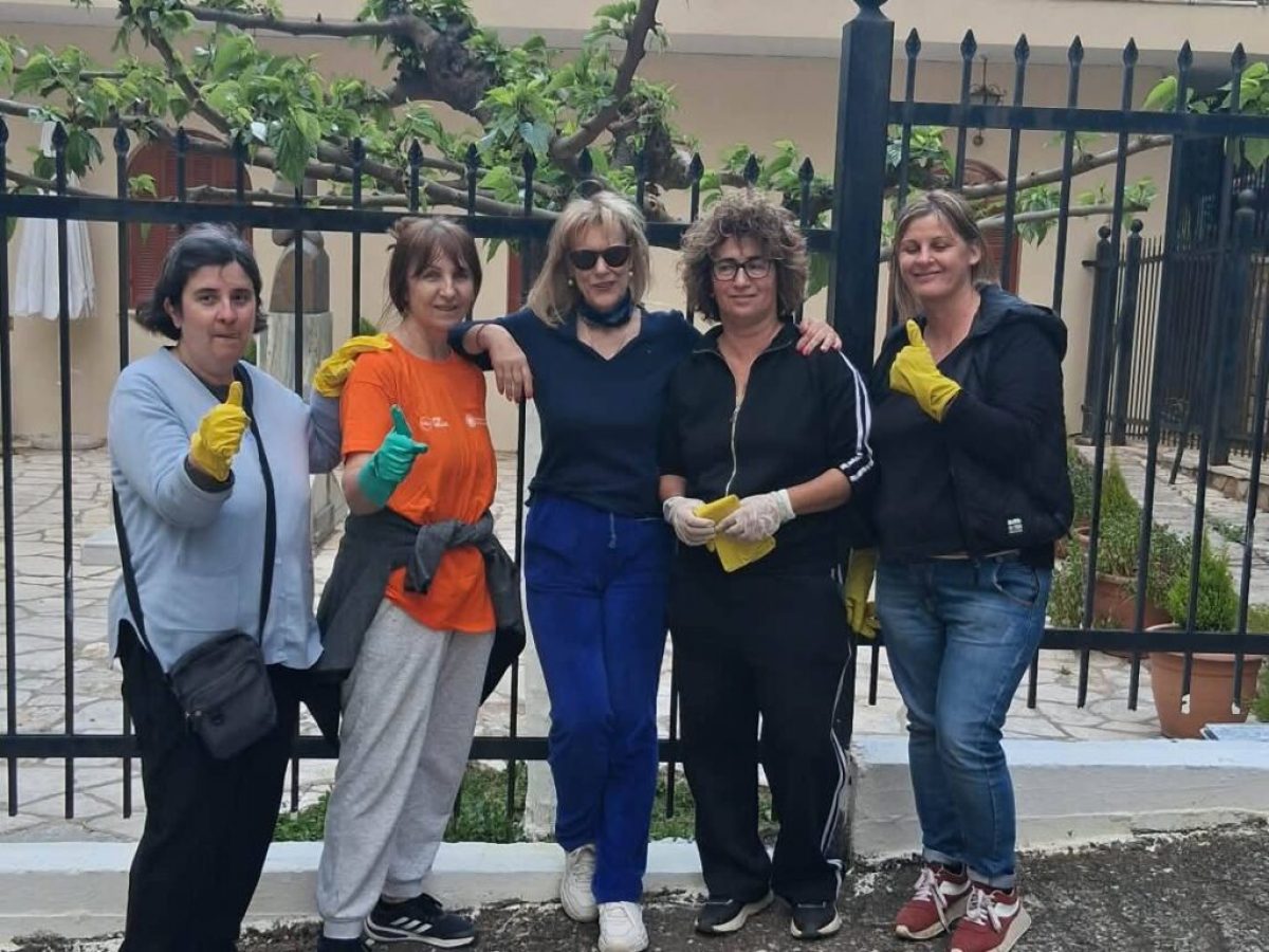 Κλεισούρα: Μετά την προσέλευση πιστών, οι εθελοντές φρόντισαν τη Μονή Αγίας Ελεούσας