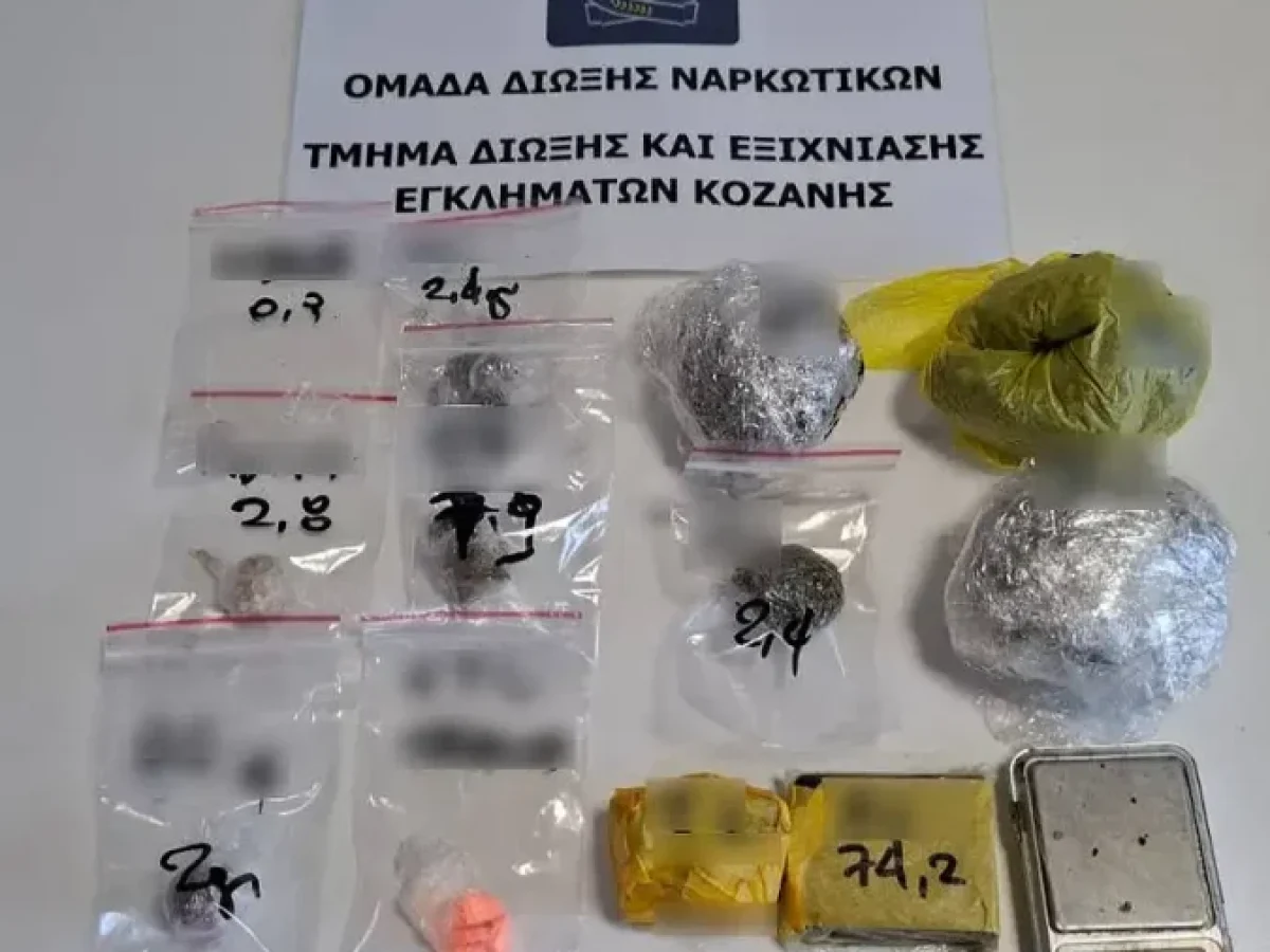 Κοζάνη: Δίωξη για κακούργημα σε 34χρονο μετά την έρευνα στην οικία του