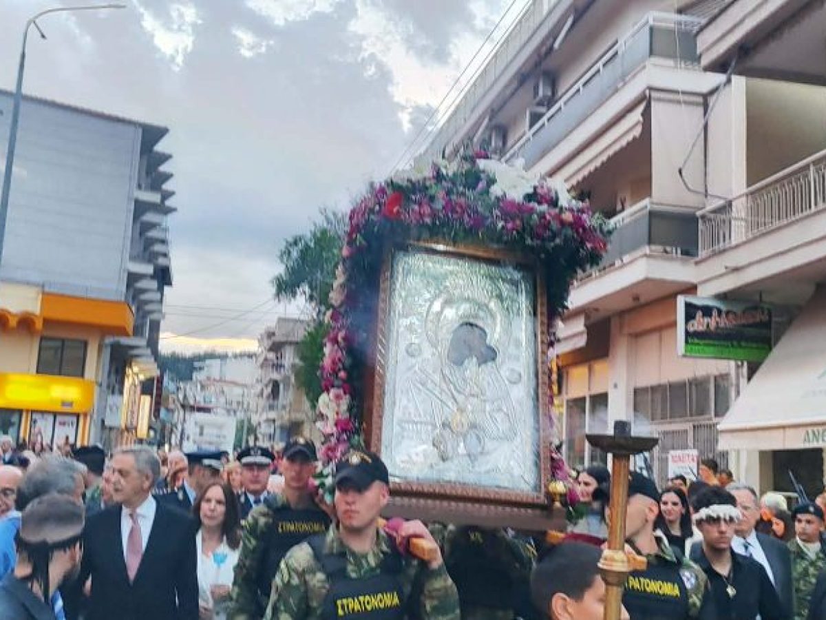 Κοζάνη – Κυριακή του Θωμά: Με λαμπρότητα η καθιερωμένη περιφορά της Παναγίας Ζιδανιώτισσας
