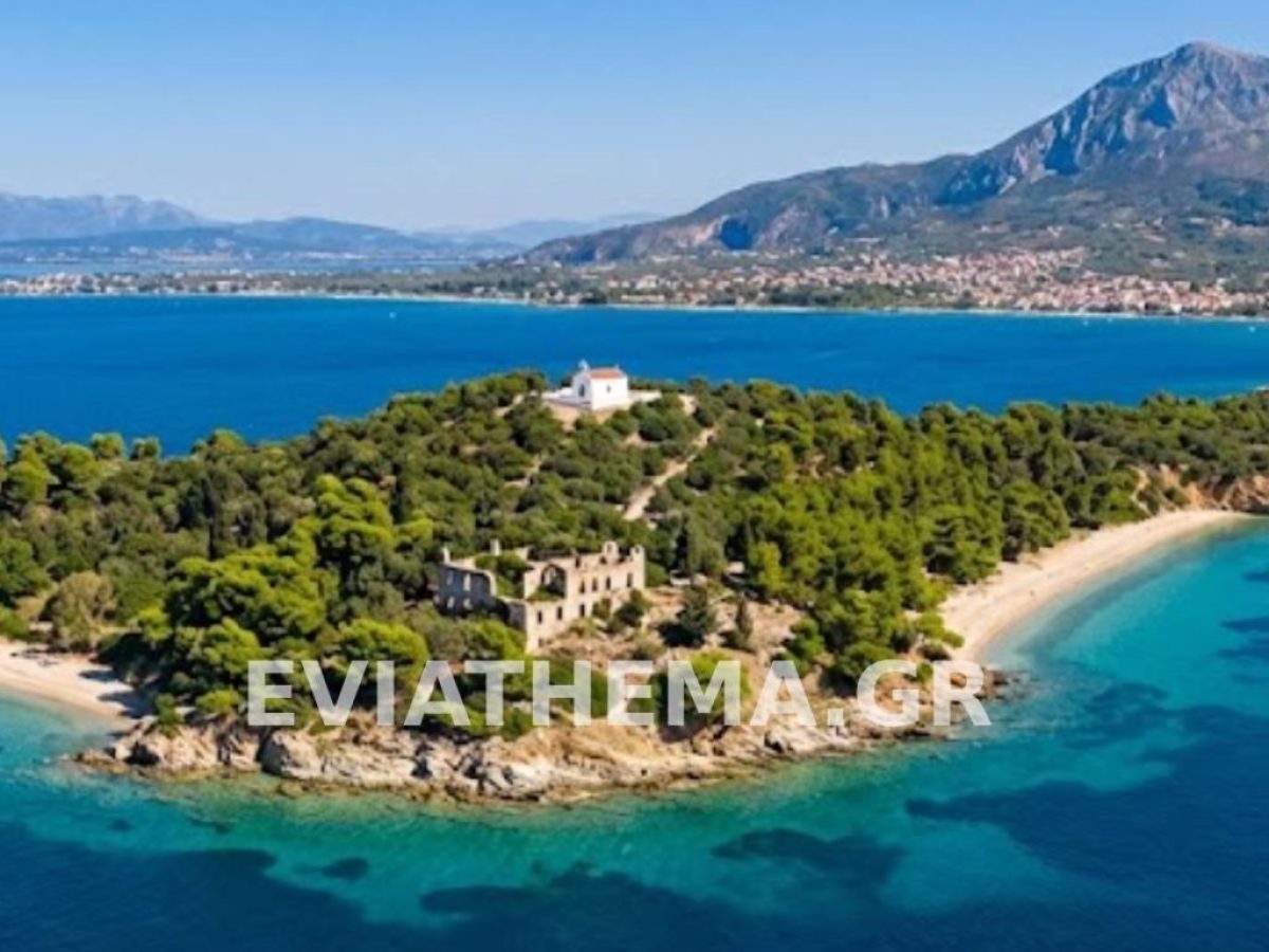 Κτυπονήσι: Ο κρυφός παράδεισος της Εύβοιας με την ερειπωμένη βίλα και τα κρυστάλλινα νερά