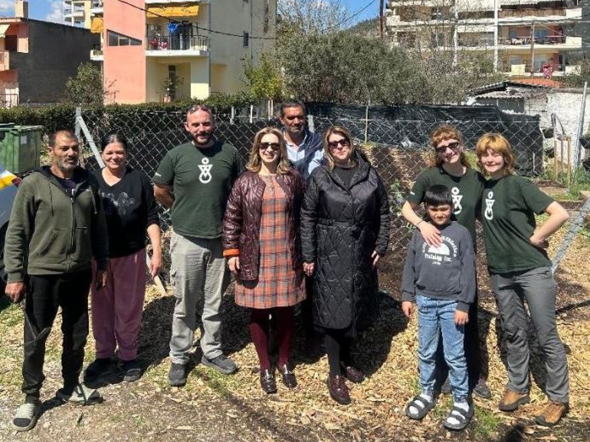 Λαχανόκηπος στον οικισμό Ρομά Τέρμα  Φιλίππου δημιουργήθηκε μετά από συνεργασία  του Δ. Δράμας και της περιβαλλοντικής οργάνωσης MAMAGEA