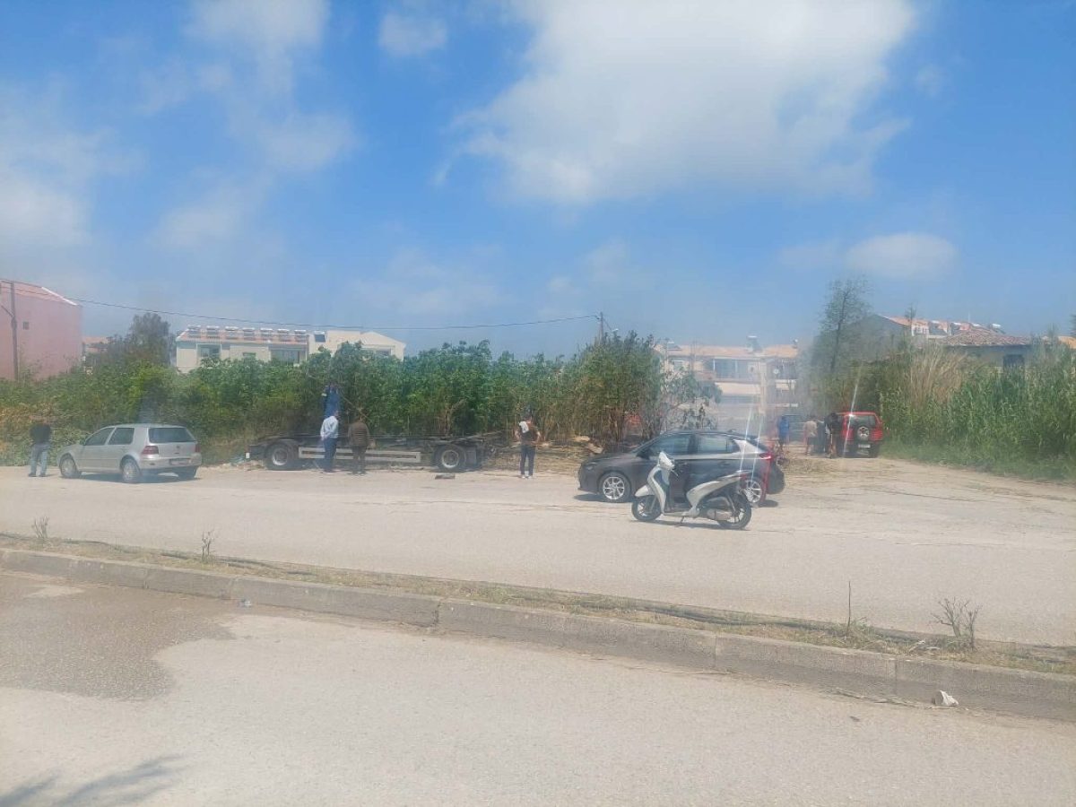 Λευκάδα: Φωτιά μικρής έκτασης