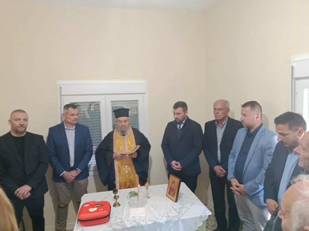 Λευτέρης Αβραμόπουλος από Σκεπάρι: Οι δεσμεύσεις μας γίνονται πράξη Αγιασμός και παράδοση του ανακαινισμένου Κοινοτικού Γραφείου και Αγροτικού Ιατρείου