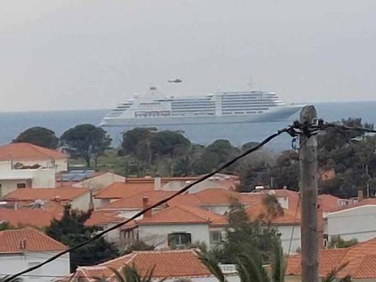 Λήμνος: Super Puma πάνω από κρουαζιερόπλοιο | Επιχείρηση στον αέρα για 70χρονο επιβάτη