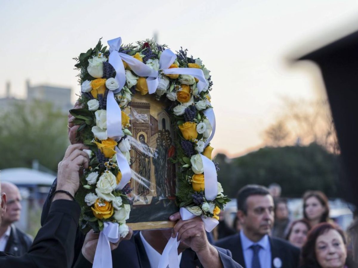 &Mu;&alpha;&rho;&omicron;ύ&sigma;&iota;:&Pi;&alpha;&nu;&upsilon;&gamma;ή&rho;&iota;&sigma;&epsilon; &omicron; &Iota;. &Nu;. &Alpha;&gamma;ί&omicron;&upsilon; &Theta;&omega;&mu;ά
