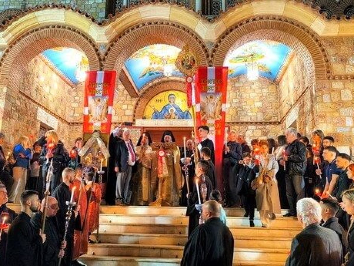 Με λαμπρότητα και κατάνυξη η Ανάσταση στην Παναγίτσα Ταύρου