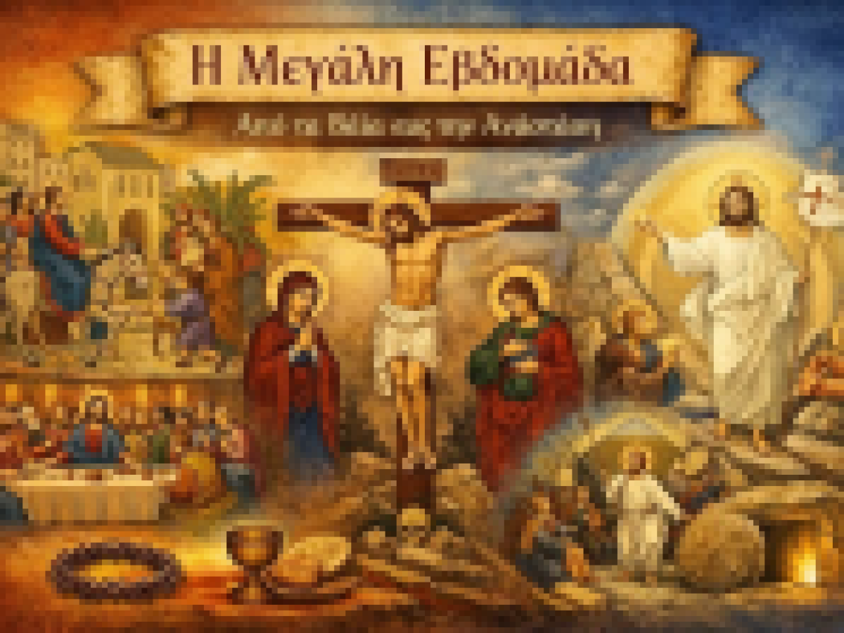 Μεγάλη Εβδομάδα: Τα γεγονότα και τα μηνύματα κάθε ημέρας