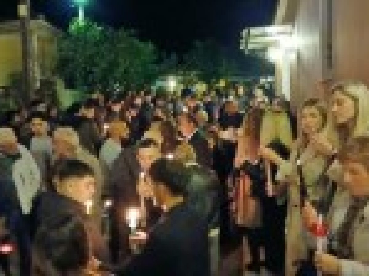 Μεγάλη συμμετοχή πιστών στην Ανάσταση στη  Νικιάνα Λευκάδας