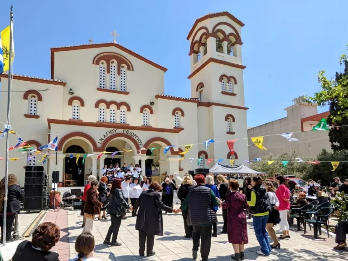 Μεγάλη συμμετοχή στο πανηγύρι του Αγίου Γεωργίου στη Ν. Χηλή Αλεξ/πολης