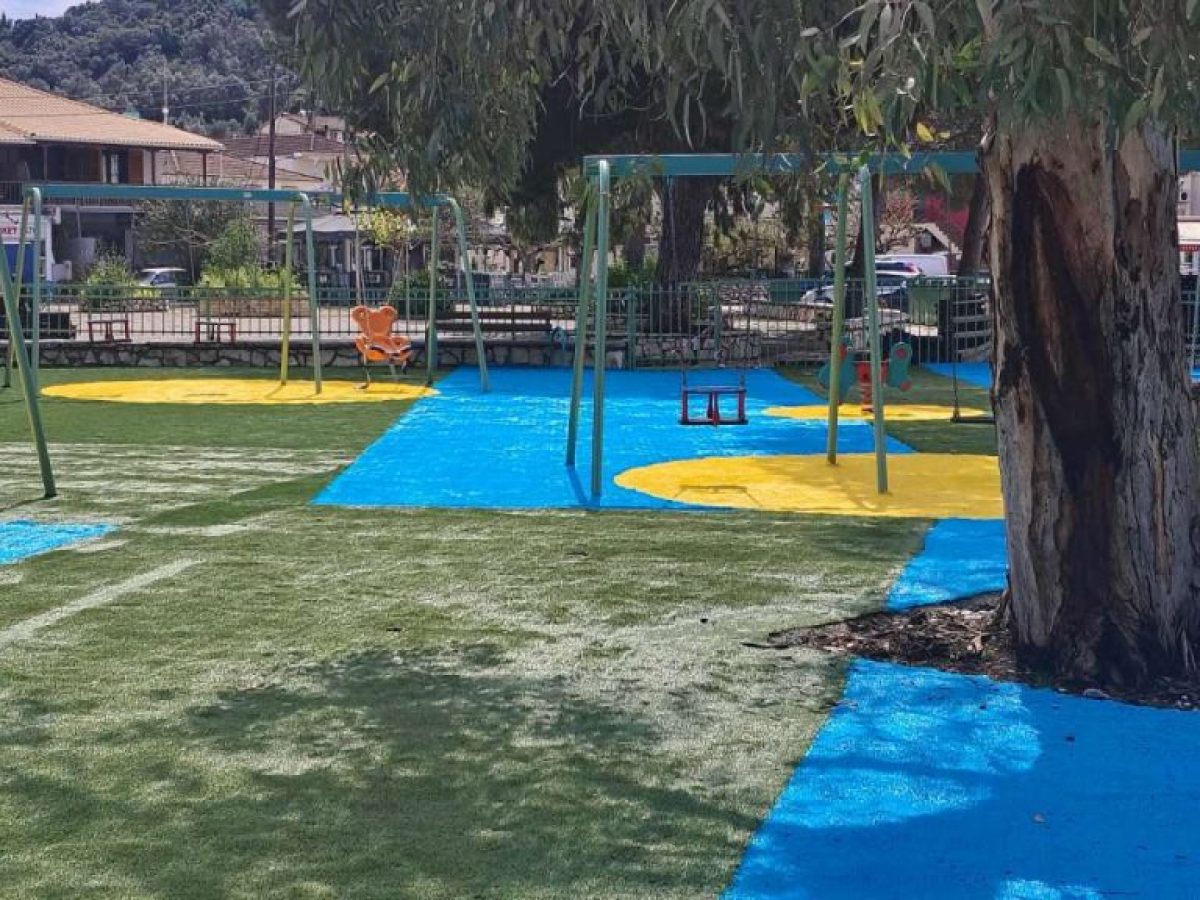 Μεγανήσι: Ασφαλής και Ανακαινισμένη η Παιδική Χαρά στο Βαθύ