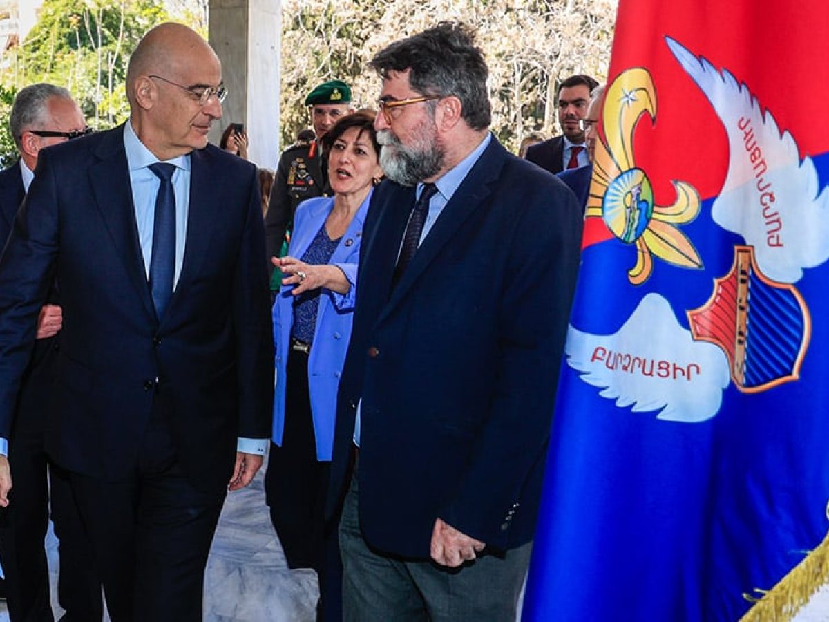 Νίκος Δένδιας: Η Ελλάδα στέκεται και θα στέκεται πάντοτε δίπλα στην Αρμενία, με αίσθημα ευθύνης απέναντι και στη δική της ιστορία