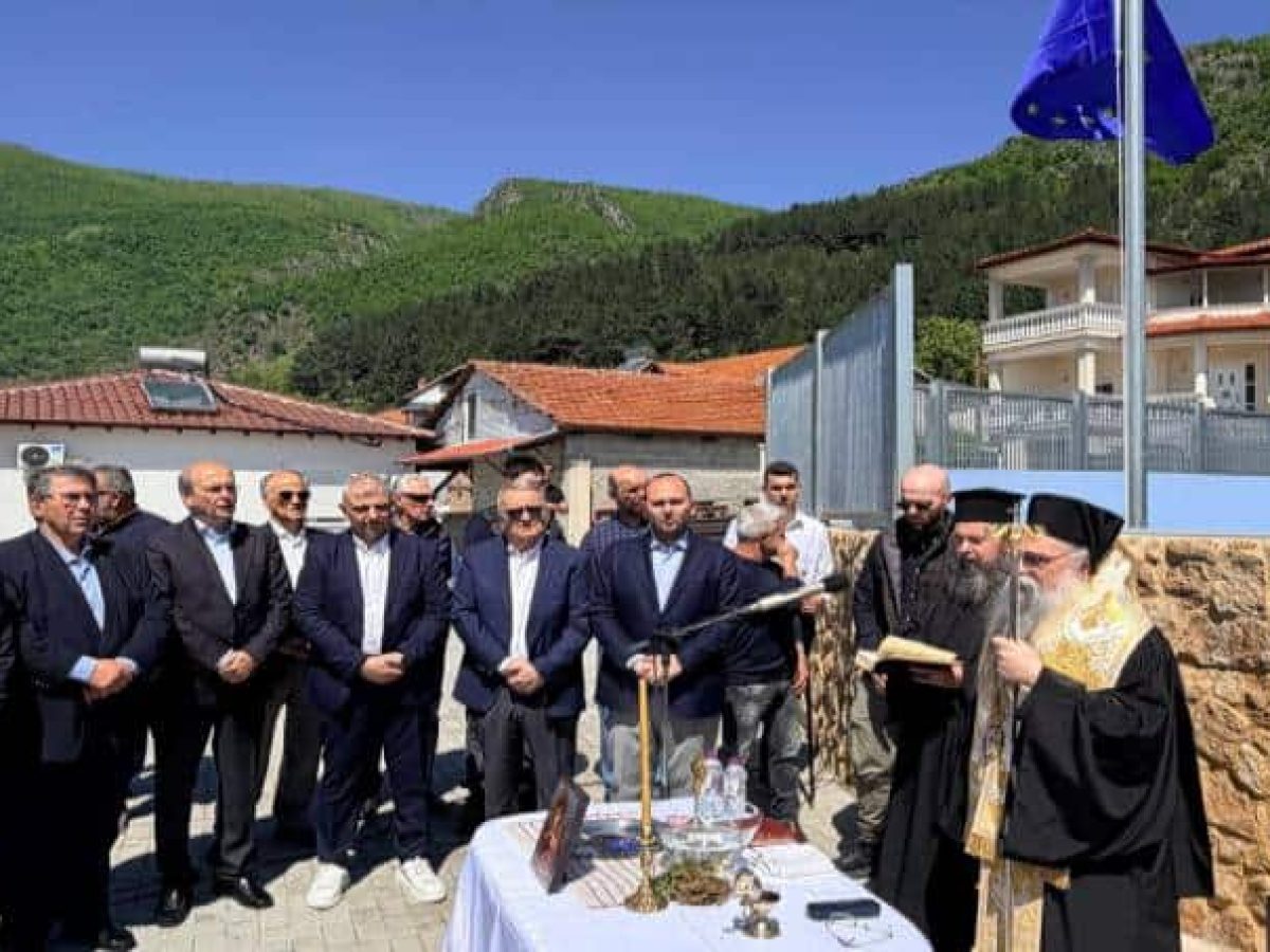 Ο Κ. Χατζηδάκης στα εγκαίνια του Νηπιαγωγείου Προμάχων. Λύση για την αποζημίωση κερασιών-μήλων