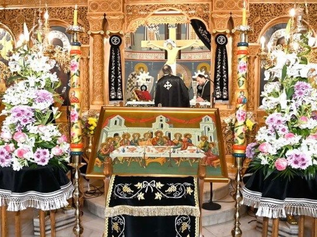 Ο Μυστικός Δείπνος – Μεγάλη Τετάρτη στον Ιερό Ναό Κοιμήσεως Θεοτόκου «Παναγίτσα» Ταύρου (εικόνες)