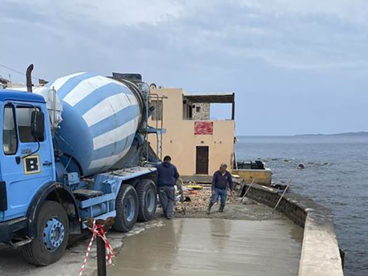 Ολοκλήρωση εργασιών αποκατάστασης στο περαλιακό μέτωπο της Νισύρου