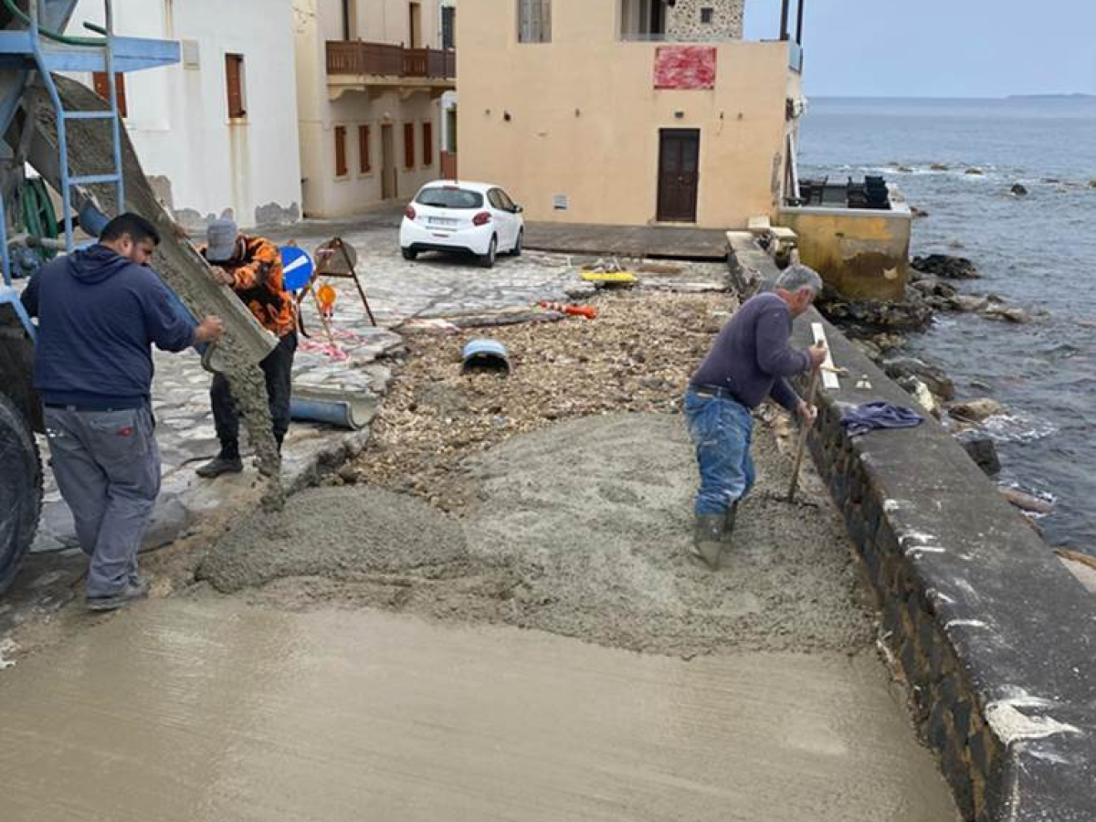 ΟΛΟΚΛΗΡΩΣΗ ΕΡΓΑΣΙΩΝ ΑΠΟΚΑΤΑΣΤΑΣΗΣ ΣΤΟ ΠΑΡΑΛΙΑΚΟ ΜΕΤΩΠΟ ΜΑΝΔΡΑΚΙΟΥ ΤΗΣ ΝΙΣΥΡΟΥ ΜΕΤΑ ΤΙΣ ΚΑΤΑΣΤΡΟΦΙΚΕΣ ΣΥΝΕΠΕΙΕΣ ΤΗΣ ΧΕΙΜΕΡΙΝΗΣ ΚΑΚΟΚΑΙΡΙΑΣ