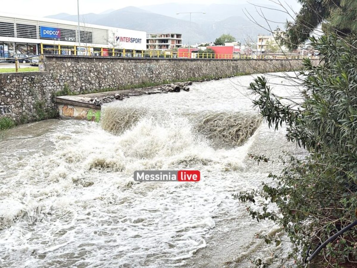 Ορμητικός Νέδοντας: Χιλιάδες κυβικά νερού καταλήγουν στη θάλασσα χωρίς αξιοποίηση