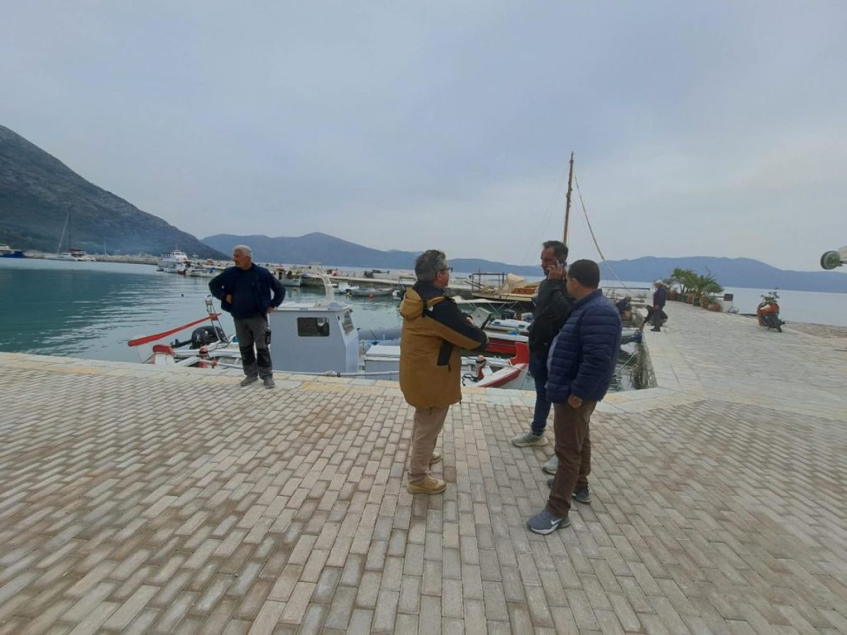 Περιφερειακή Ενότητα Λευκάδας: Αυτοψία του Αντιπεριφερειάρχη Λευκάδας Αντώνη Δουβίτσα στον Κάλαμο – Σε φάση ολοκλήρωσης το έργο αποκατάστασης του λιμανιού