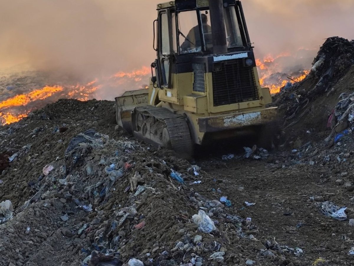 Πυρκαγιά στον ΧΥΤΑ του Δήμου Αγρινίου –Υπό έλεγχο μετά από ολονύκτια μάχη