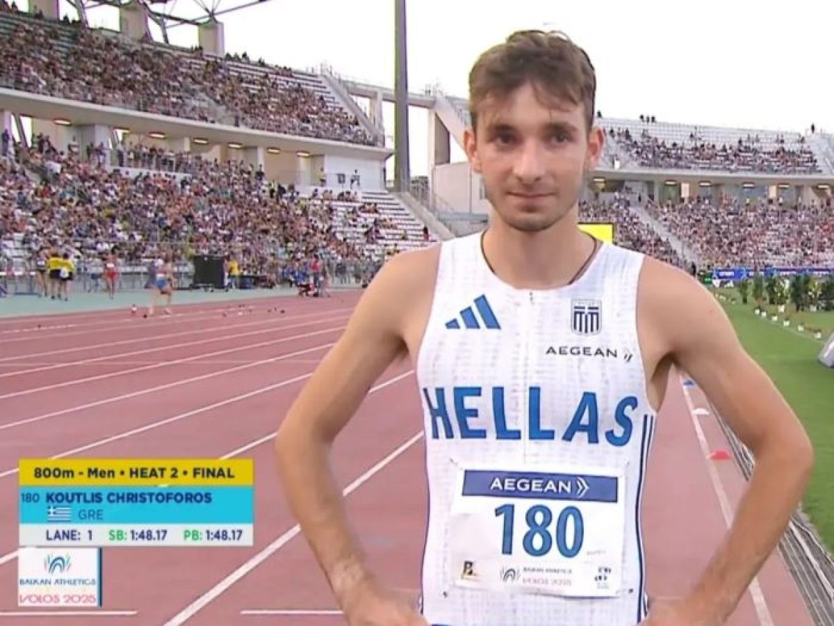 Πρωταθλητής Ελλάδος ο Ραφηνιώτης Χριστόφορος Κουτλής στο Πανελλήνιο Πρωτάθλημα Κλειστού Στίβου