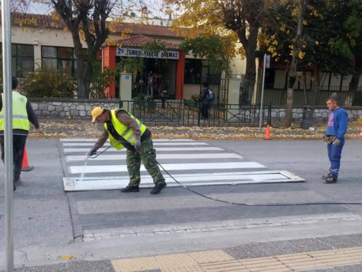 Προβληματικό το έργο με το βάψιμο των διαβάσεων στη Δράμα