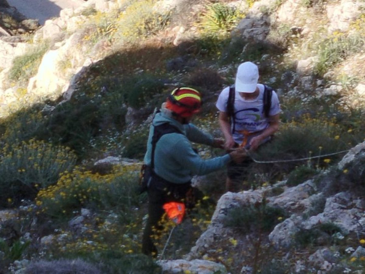 Σαντορίνη: Διάσωση δύο τουριστών στην Αρχαία Θήρα