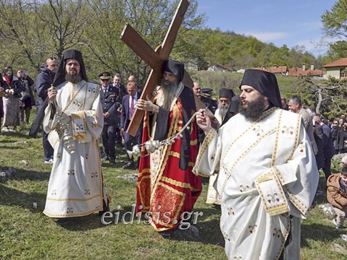 Σε κλίμα κατάνυξης η Ακολουθία της Αποκαθήλωσης στο Ιερό Κοινόβιο Οσίου Νικοδήμου Πενταλόφου Παιονίας
