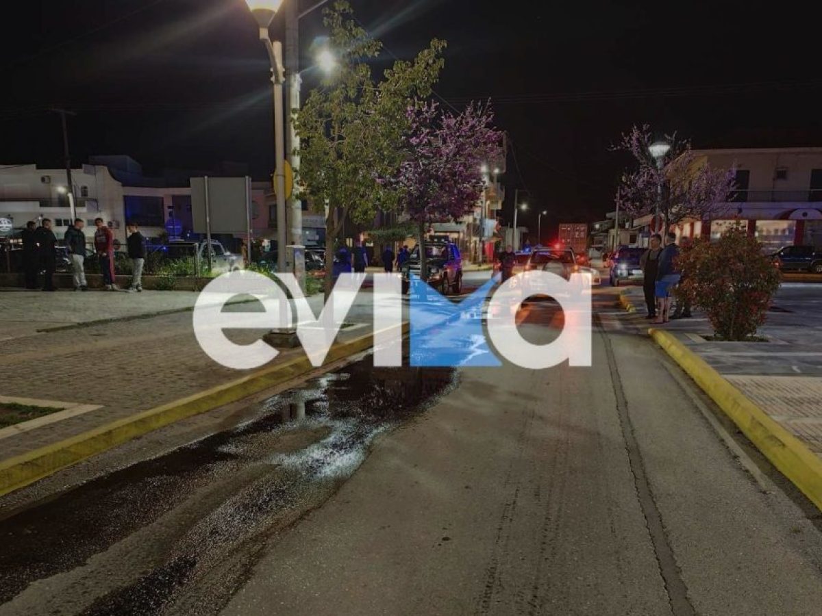 Συναγερμός στην Εύβοια: Κεντρικός δρόμος γέμισε πετρέλαιο – Διακοπή κυκλοφορίας