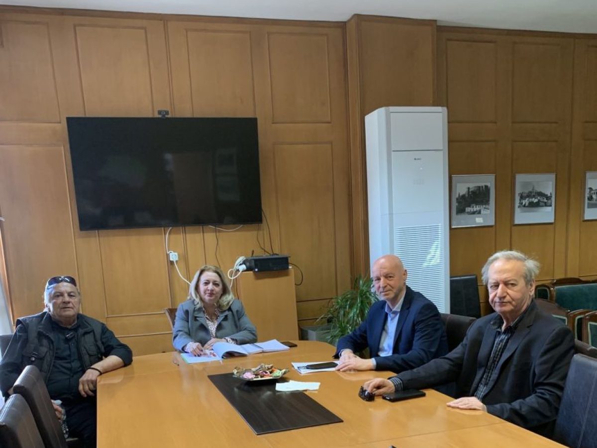 Συνάντηση Χρύσας Ντιντή με τον πρόεδρο της Πανελλήνιας Ομοσπονδίας Βλάχων Μιχάλη Μαγειρία