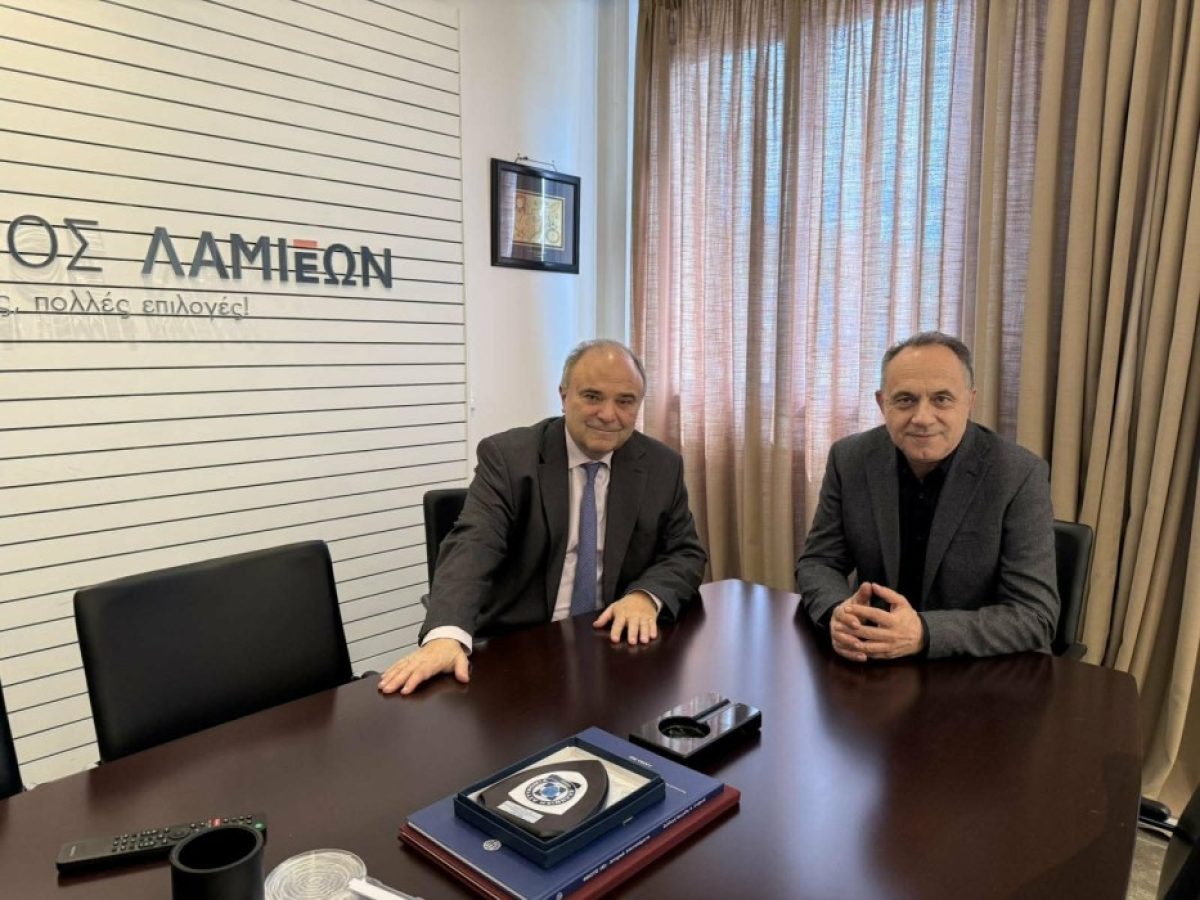 Συνάντηση Δημάρχου Λαμιέων με τον Πρόεδρο του ΑΣΕΠ