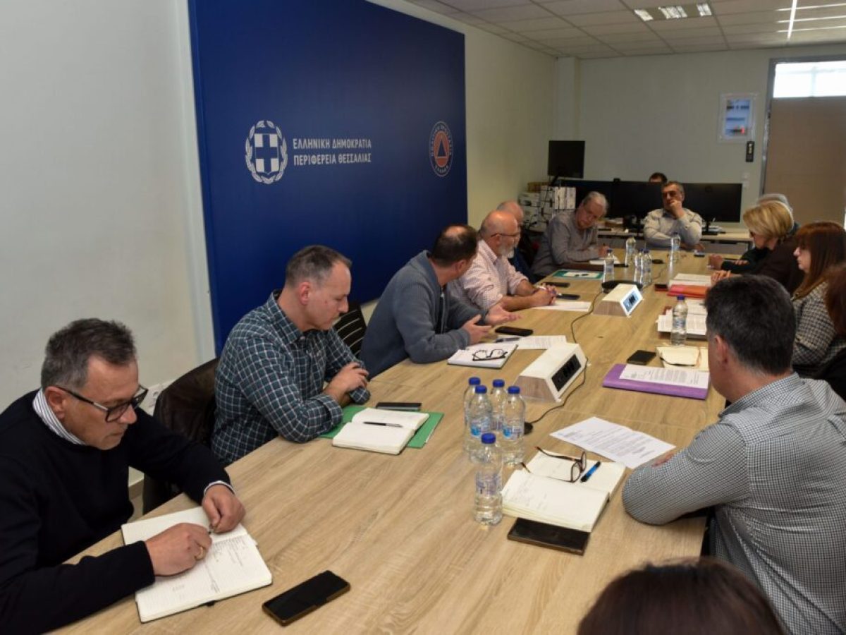 Συνάντηση Περιφερειάρχη Θεσσαλίας Δημήτρη Κουρέτα με τη Διοίκηση του ΟΔΥΘ