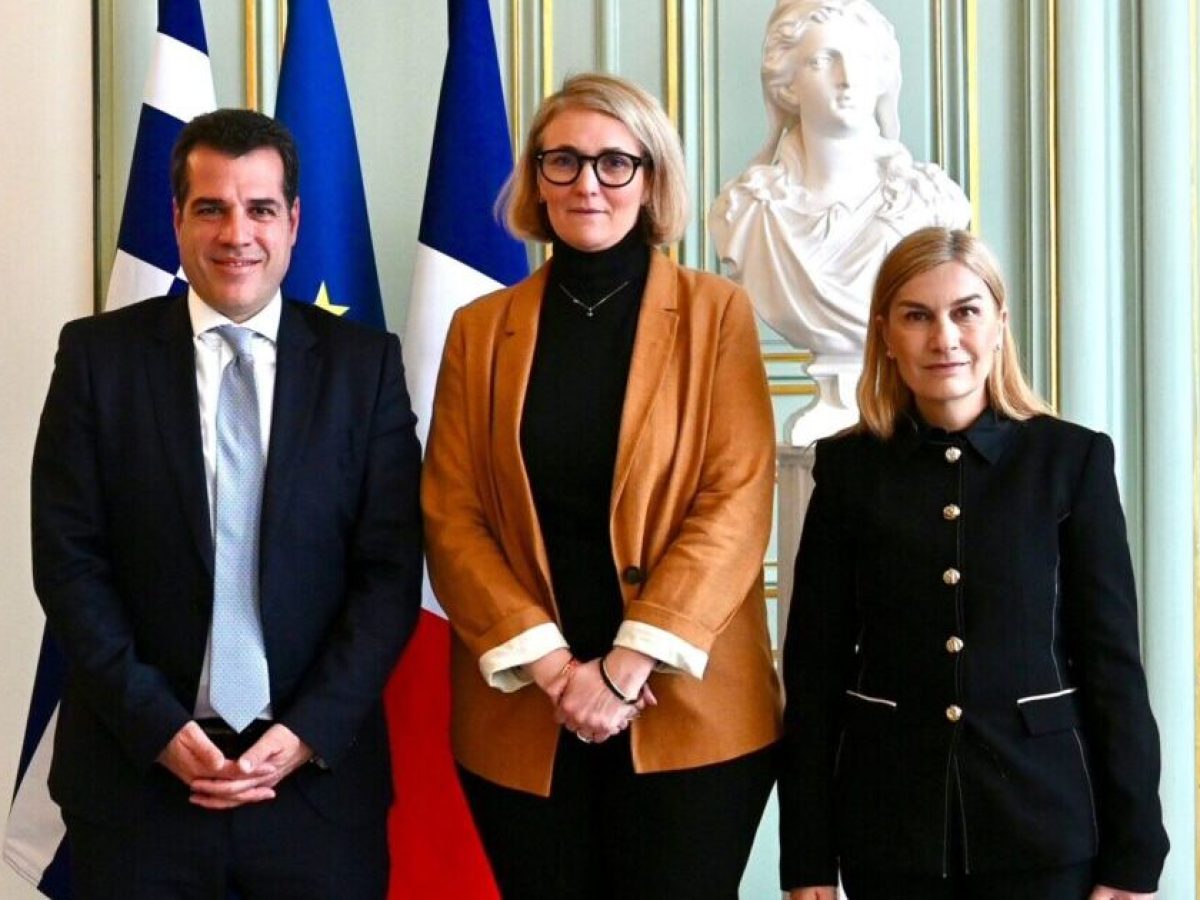 Συνάντηση Πλεύρη – Βολουδάκη με την Αναπληρώτρια Υπουργό Εσωτερικών της Γαλλίας