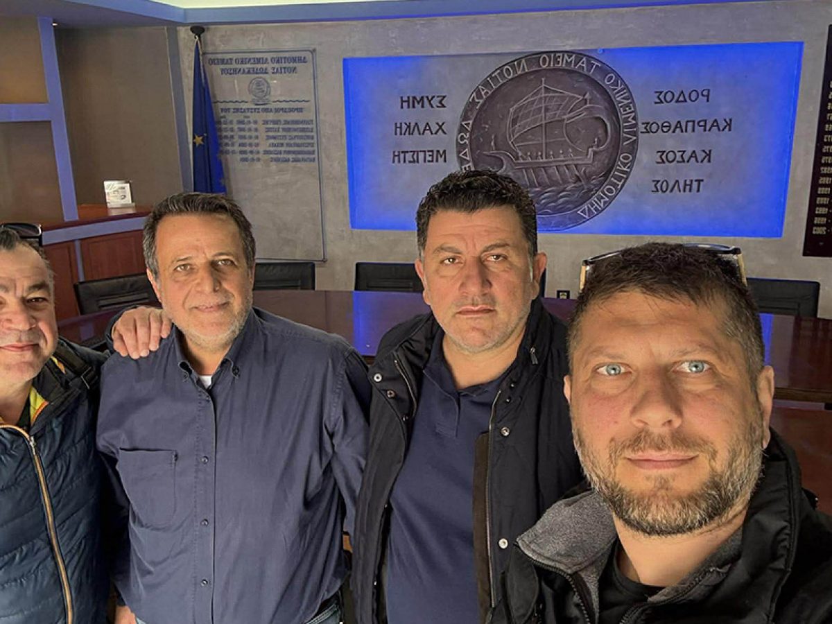 Συνάντηση της διοίκησης του ΣΕΕΜΠ με τον πρόεδρο του Δημοτικού Λιμενικού Ταμείου Νότιας Δωδεκανήσου