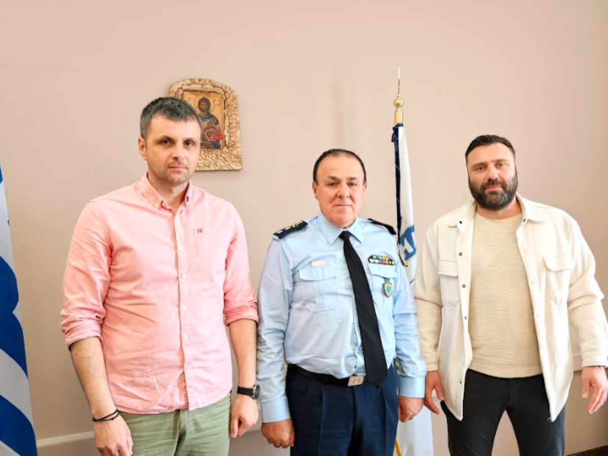 Συνάντηση της Ένωσης Αστυνομικών Λευκάδας με τον νέο Γενικό Περιφερειακό Διευθυντή Ιονίων Νήσων