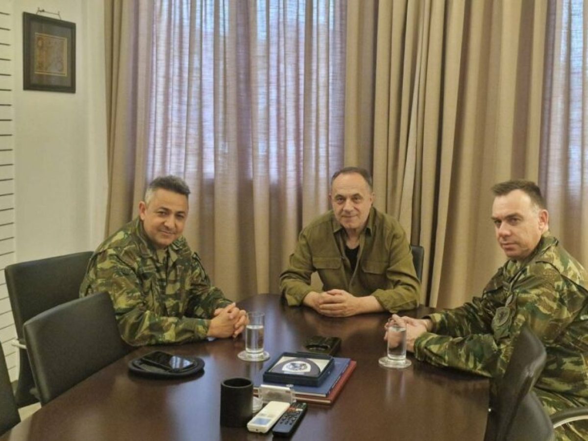 Συνάντηση του Δημάρχου Λαμιέων με το νέο Διοικητή του Κέντρου Εκπαίδευσης Νεοσυλλέκτων