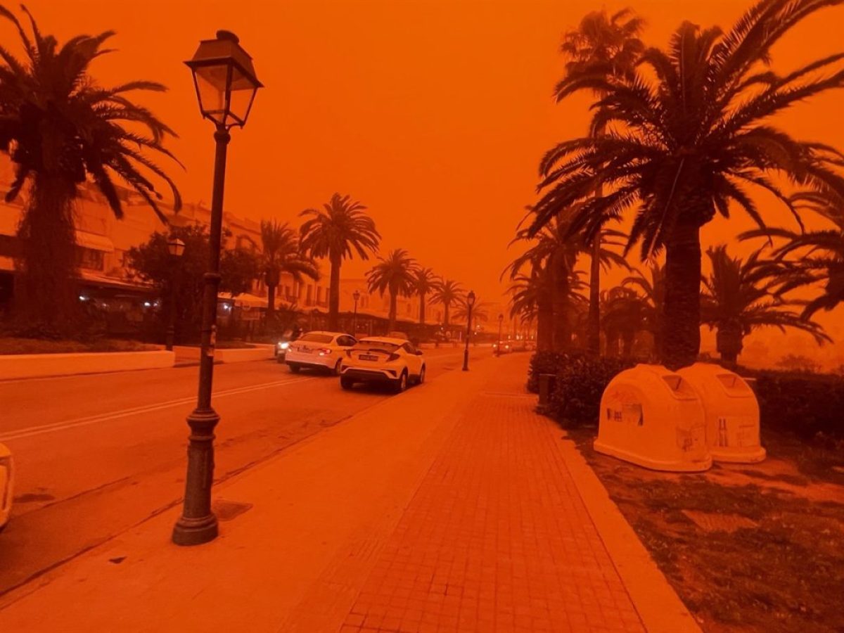 Συνεχίζεται και σήμερα το κύμα αφρικανικής σκόνης