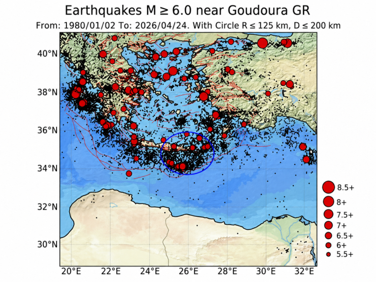 Σεισμός Κρήτη – Χουλιάρας: Φυσιολογική η μετασεισμική ακολουθία