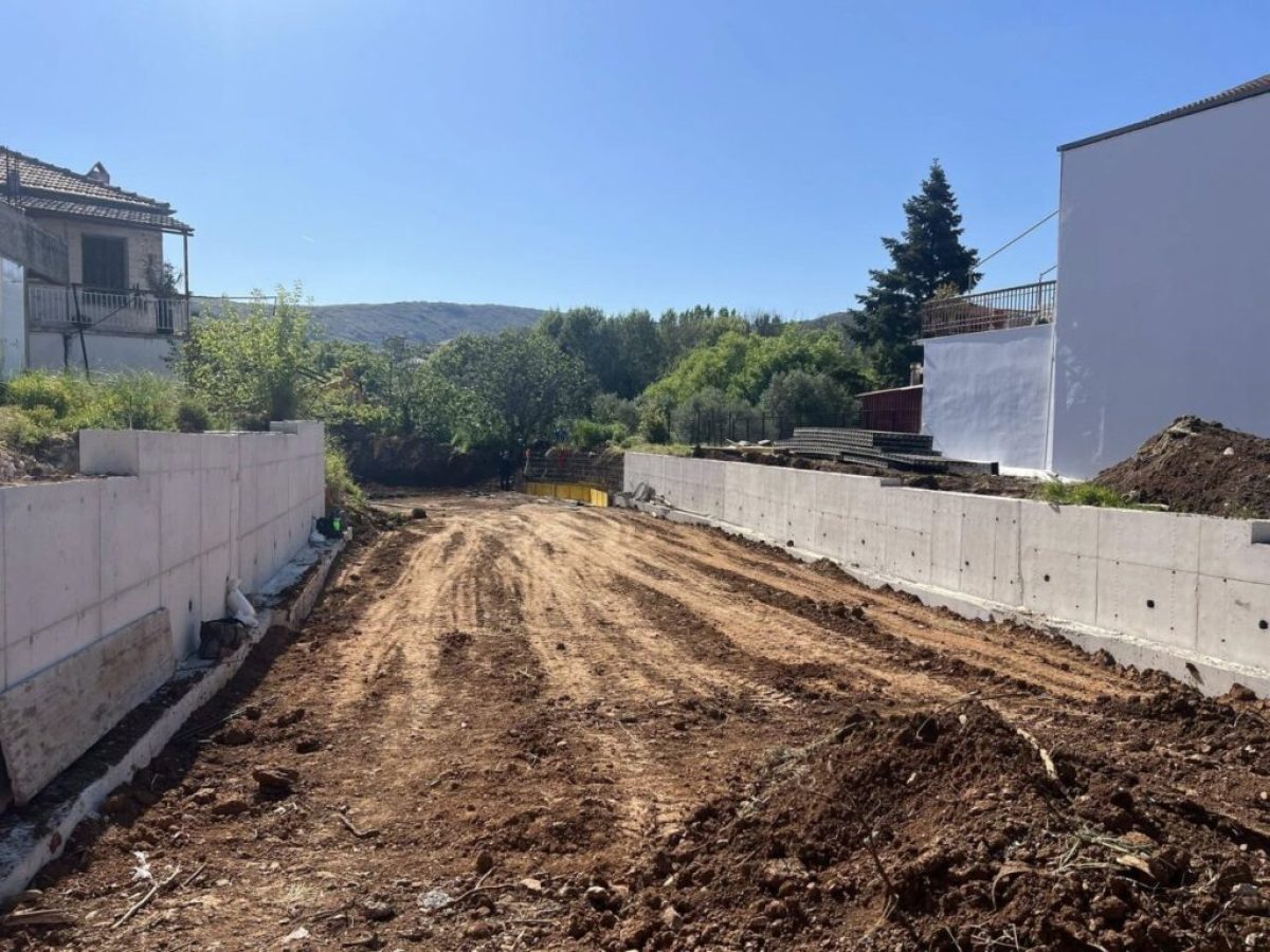 Θέρμο: Με γρήγορους ρυθμούς η κατασκευή της μικρής παράκαμψης