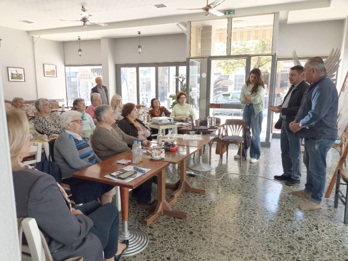 Το ΚΑΠΗ Αταλάντης επισκέφθηκε ο Δήμαρχος Λοκρών, για τον Κόμβο Ψηφιακής Ενδυνάμωσης Ηλικιωμένων