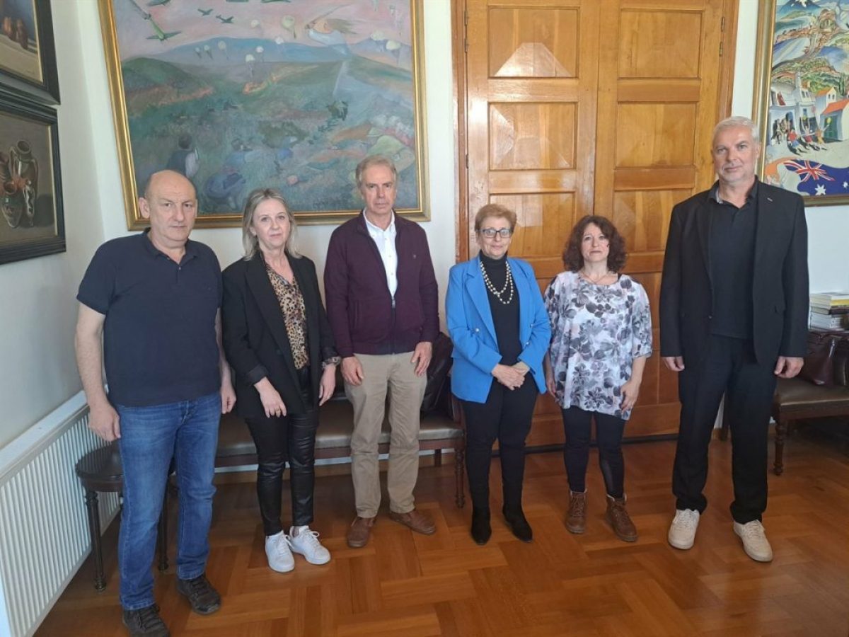 Το νέο ΔΣ του Συλλόγου Ηπειρωτών Π.Ε. Ρεθύμνης  «Το Γιοφύρι» επισκέφθηκε την Αντιπεριφερειάρχη Μ. Λιονή