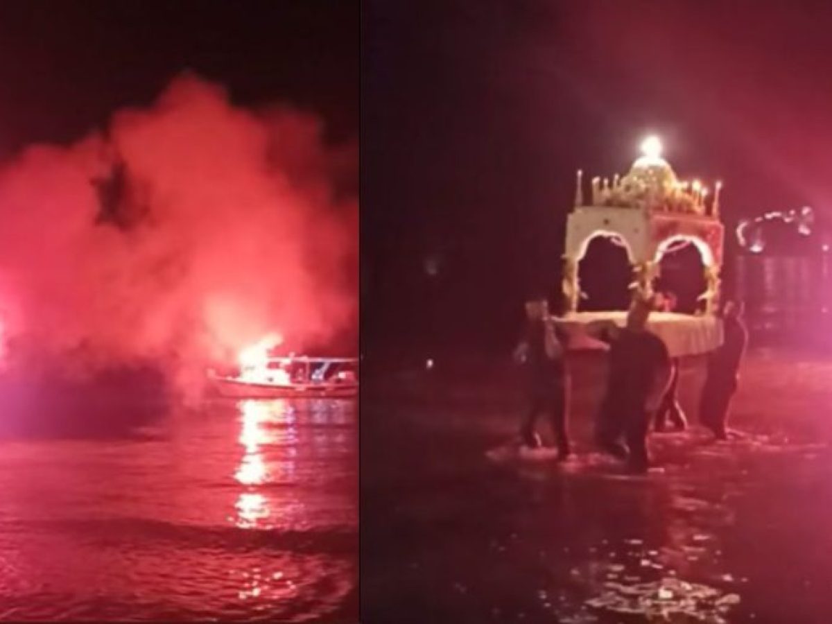 Τολό Αργολίδας: Μοναδικές στιγμές με τον Επιτάφιο μέσα στη θάλασσα!