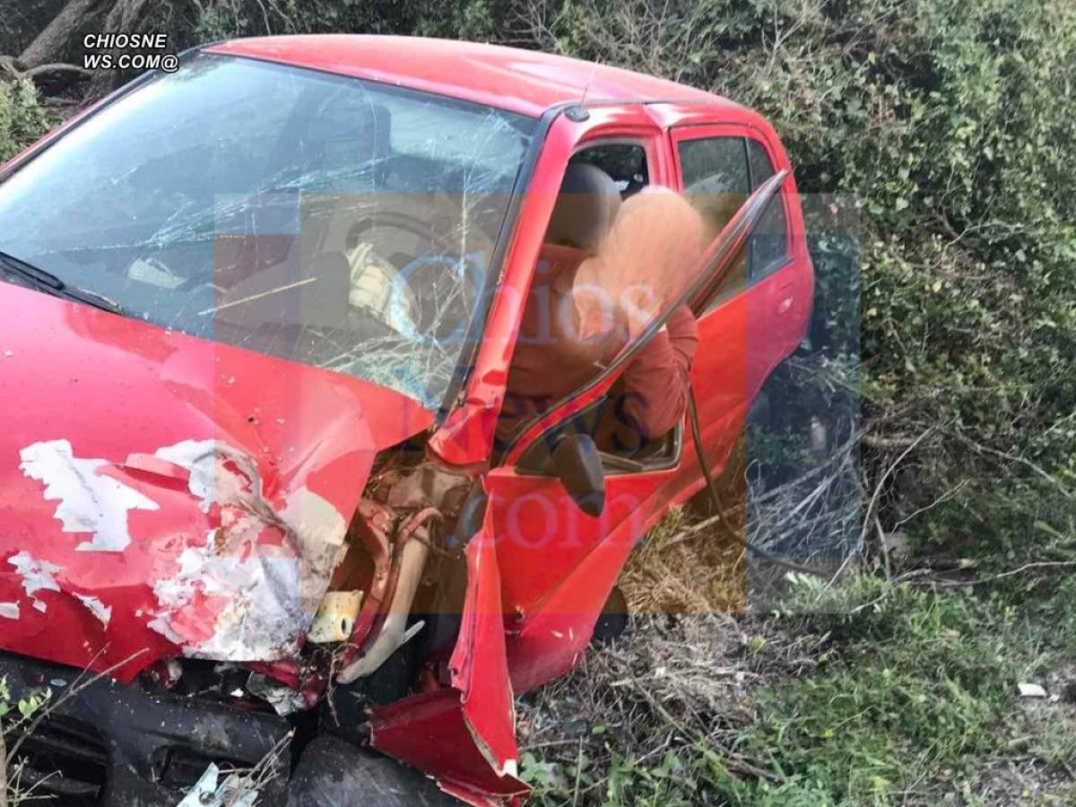 Τροχαίο ατύχημα στα Γρίδια με απεγκλωβισμό οδηγού