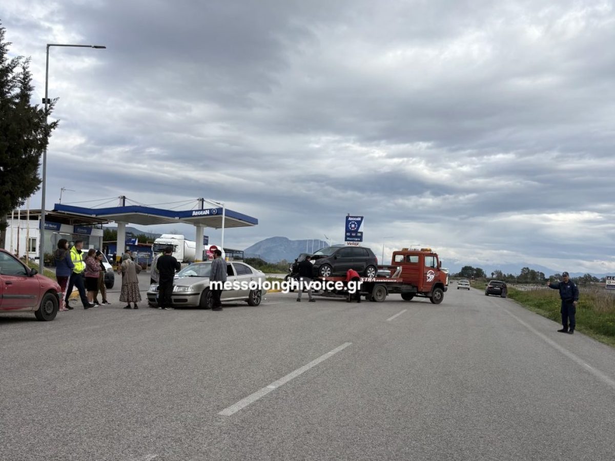 Τροχαίο ατύχημα στις Αλυκές Μεσολογγίου – Ένας τραυματίας (Βίντεο)