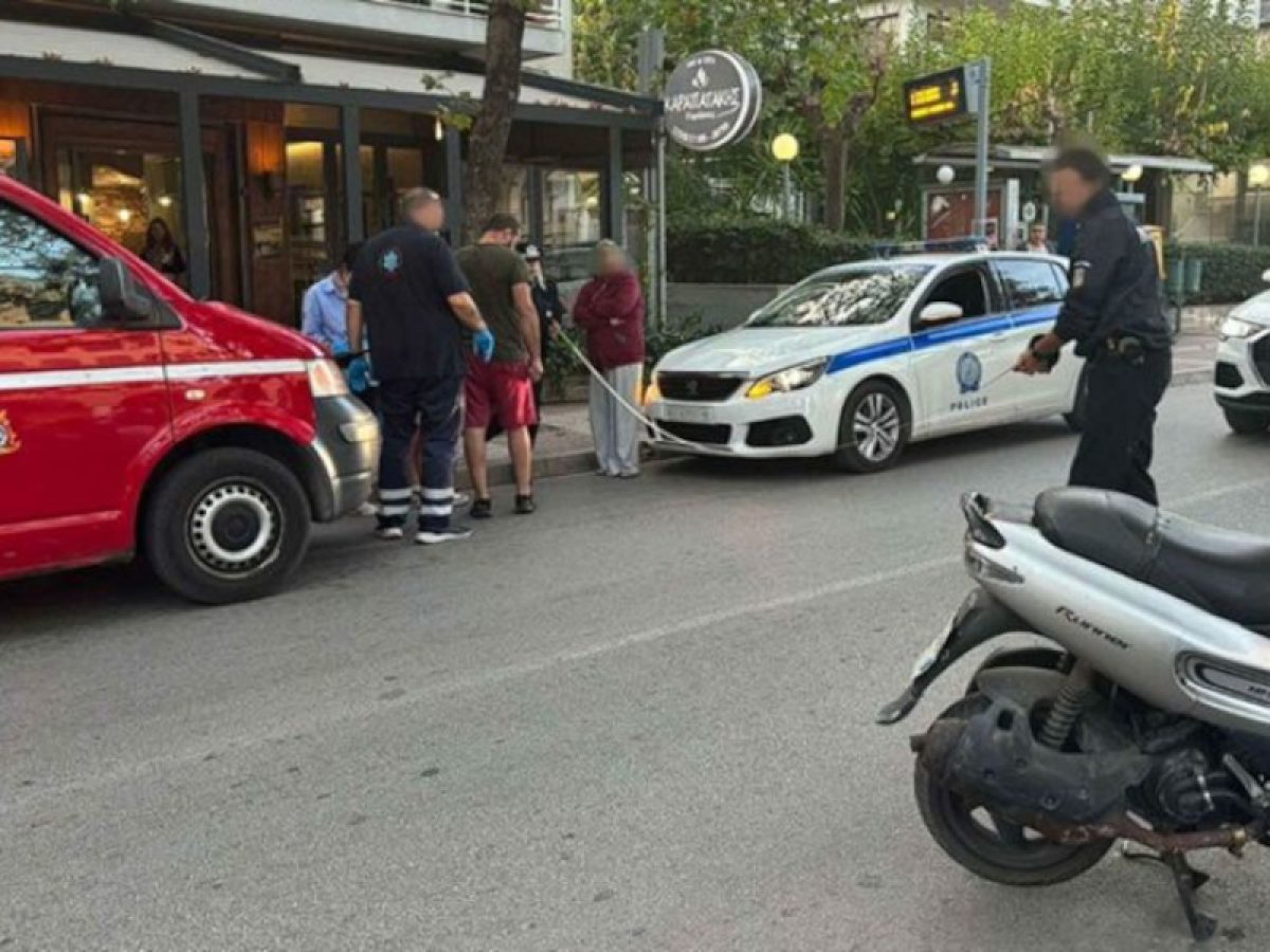 Τροχαίο με μηχανάκι στα Γαλανέϊκα Λαμίας