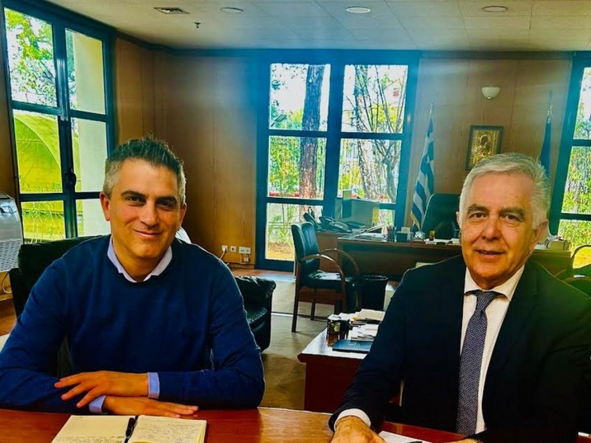 Β. Υψηλάντης με Υπ. Υποδομών και Μεταφορών Χρήστο Δήμα: Εντάσσονται νέα σχολεία (2ο Δημοτικό Κω) στη Β’ φάση του προγράμματος «Μαριέττα Γιαννάκου»