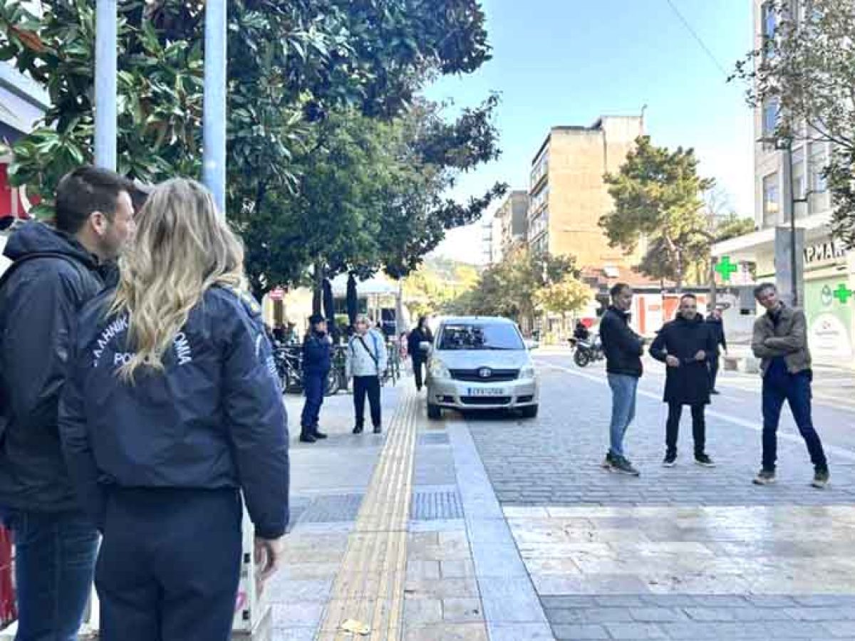 (video) – Σέρρες : Τηλεφώνημα για βόμβα στο πολιτικό γραφείο της Φωτεινής Αραμπατζή