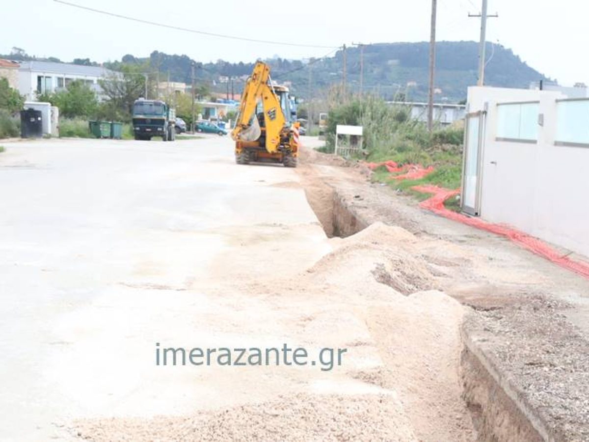 Ζάκυνθος | Σε πλήρη εξέλιξη οι παρεμβάσεις για την αποχέτευση στον Πλάνο (βίντεο)