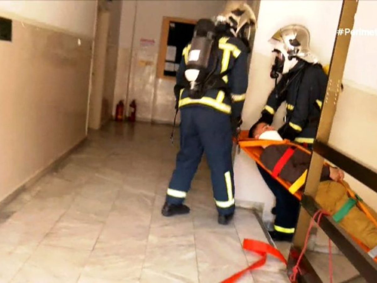 Άσκηση της πυροσβεστικής στην ΔΟΥ Καστοριάς