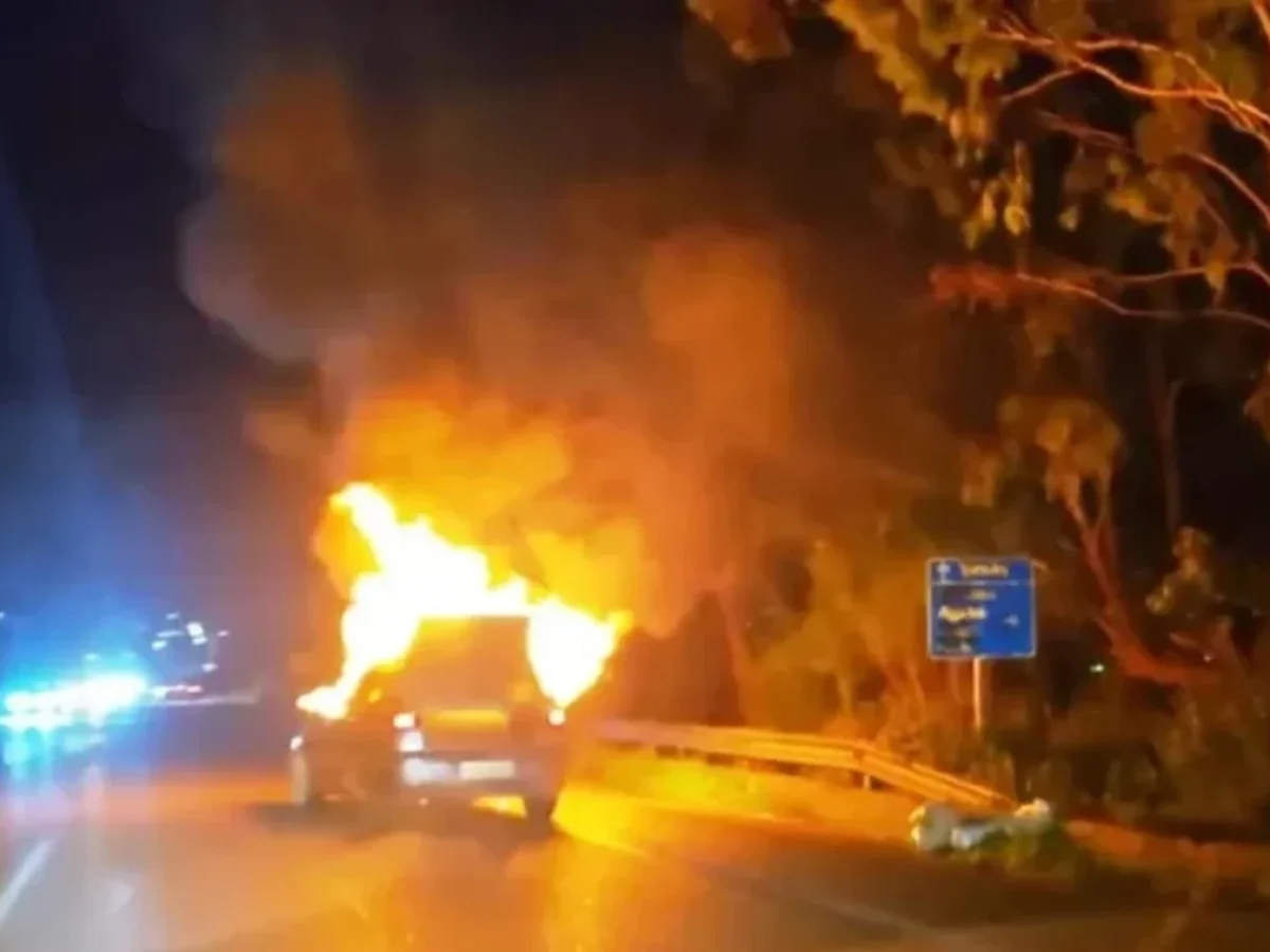Αγρίνιο: Μεθυσμένος οδηγός βγήκε εκτός πορείας στην Αντιρρίου – Ιωαννίνων και το αυτοκίνητο τυλίχθηκε στις φλόγες